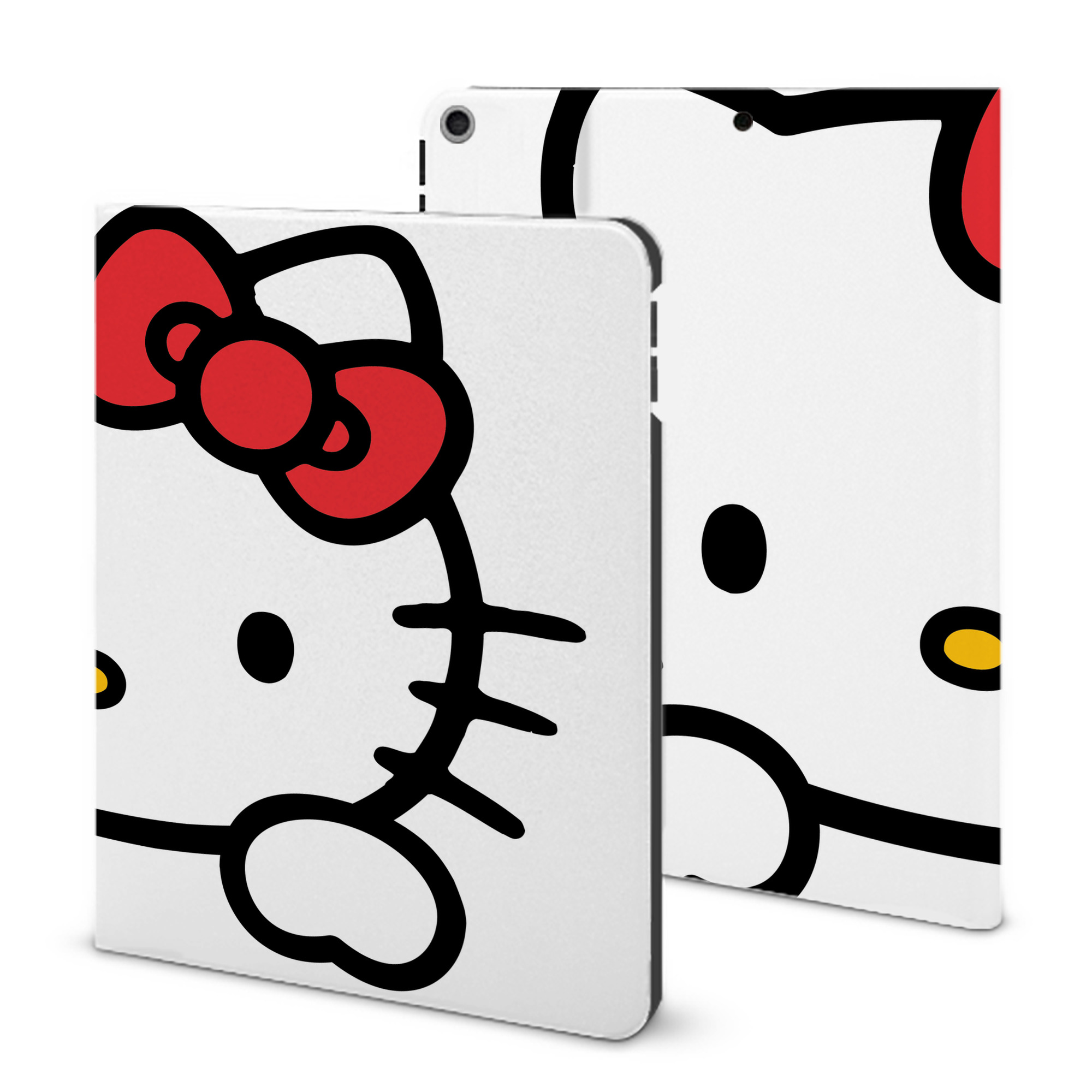 （画像用） Hello Kitty ハローキティ IPad ケース ブック型 PUレザー TPU 耐衝撃 軽量 薄型 ペン収納なし 全面保護 IPad 各モデル対応